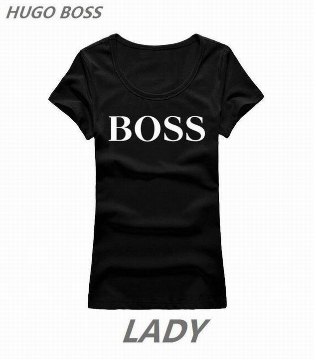 BOSS short round collar T woman S-XL-026